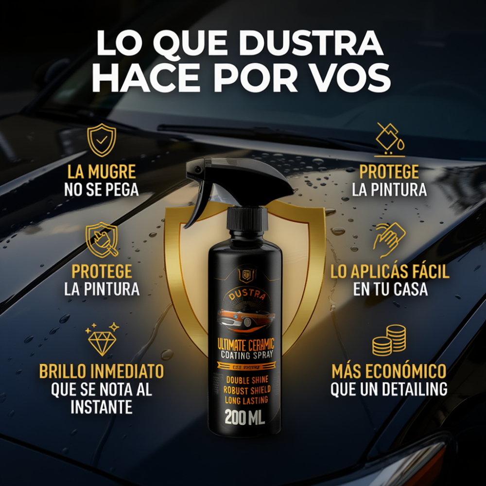 DUSTRA™ | Escudo contra sol, polvo y agua